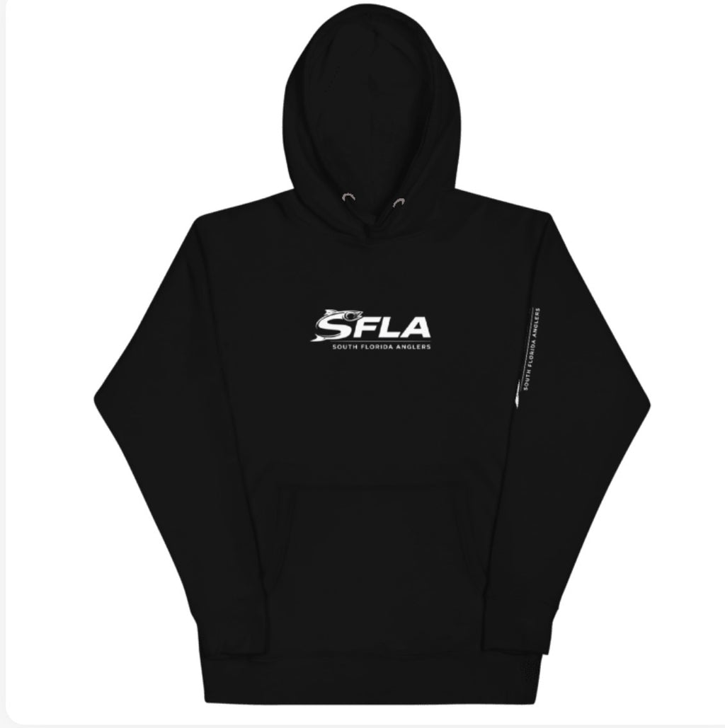 White On Black SFLA Hoodie