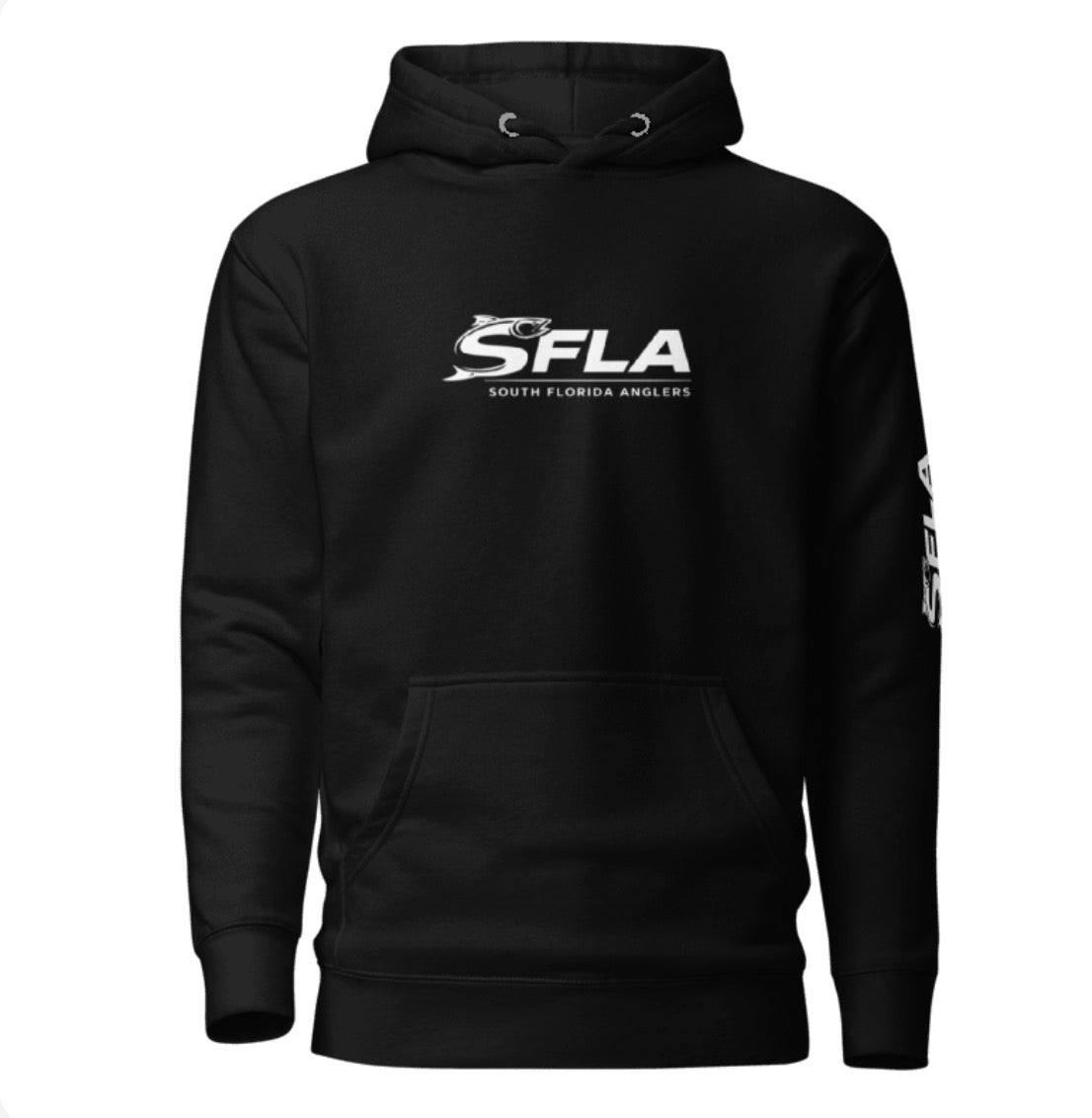 White On Black SFLA Hoodie