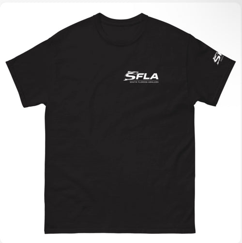 Black SFLA Logo on side T-Shirt